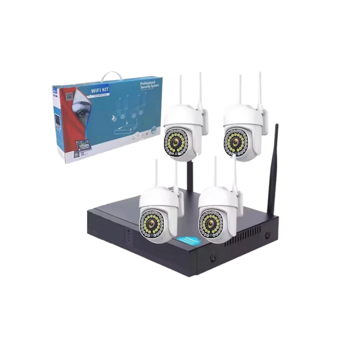 Мрежов рекордер с 4 камери – WI-FI KIT - 300037