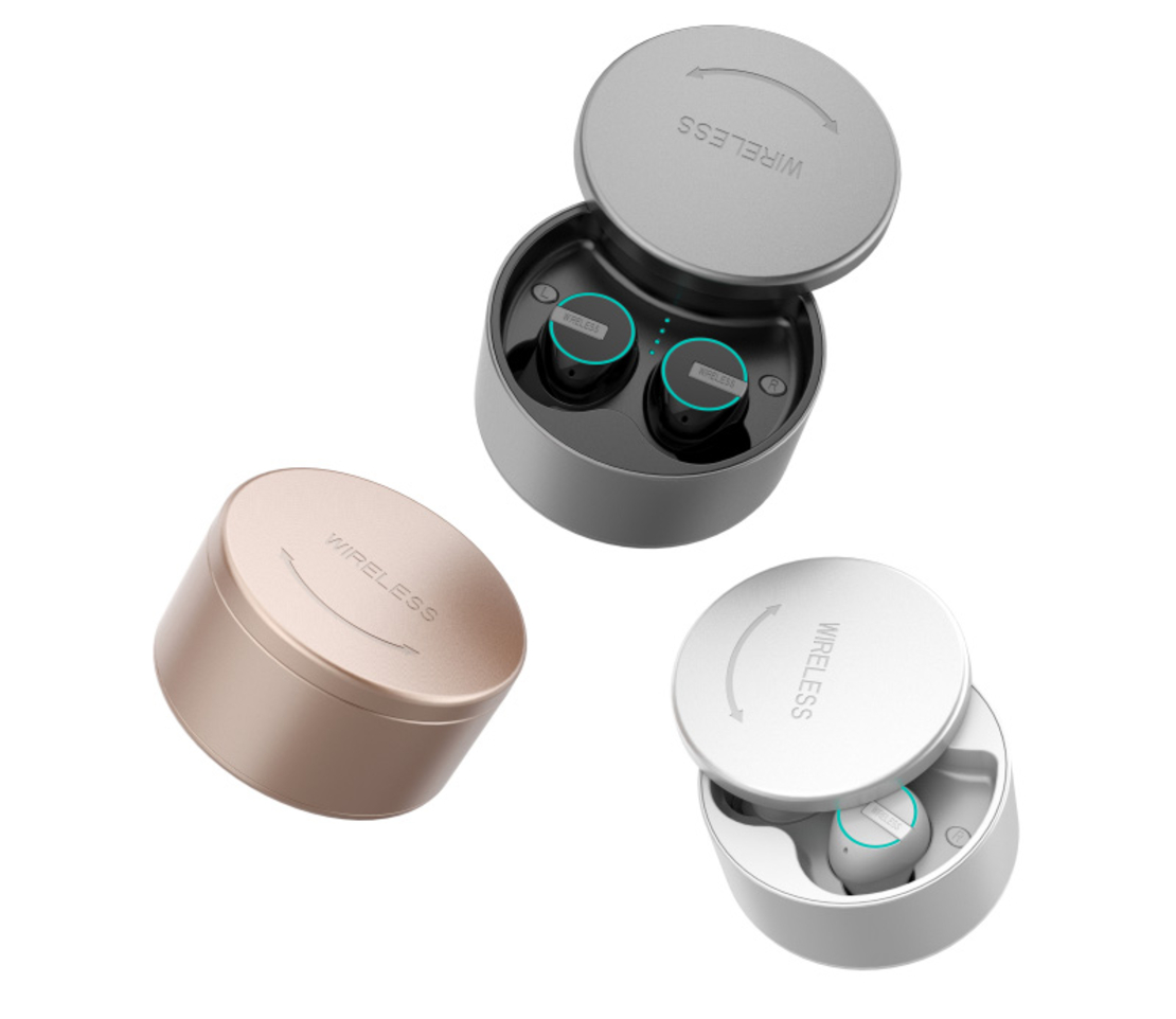 Безжични слушалки с калъф за зареждане - Bluetooth – TWS – M7 - Бели - 881209
