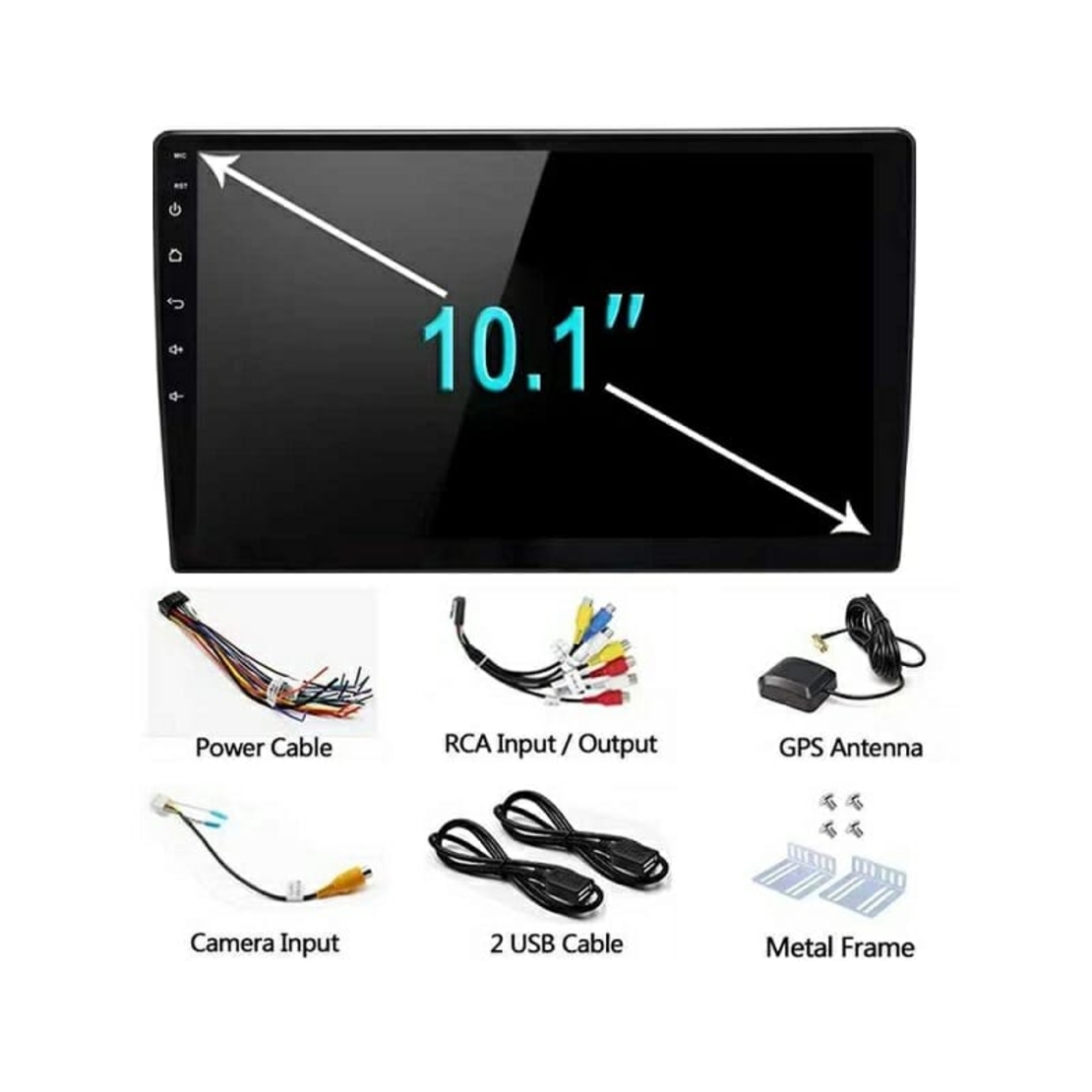 2 DIN Мултимедийна система с 10 ''дисплей за автомобили - 1081 - 1+16GB - Android - 002082