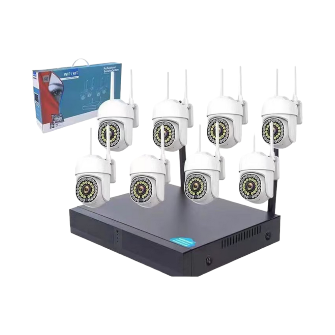Мрежов рекордер с 8 камери – WI-FI KIT - 300044