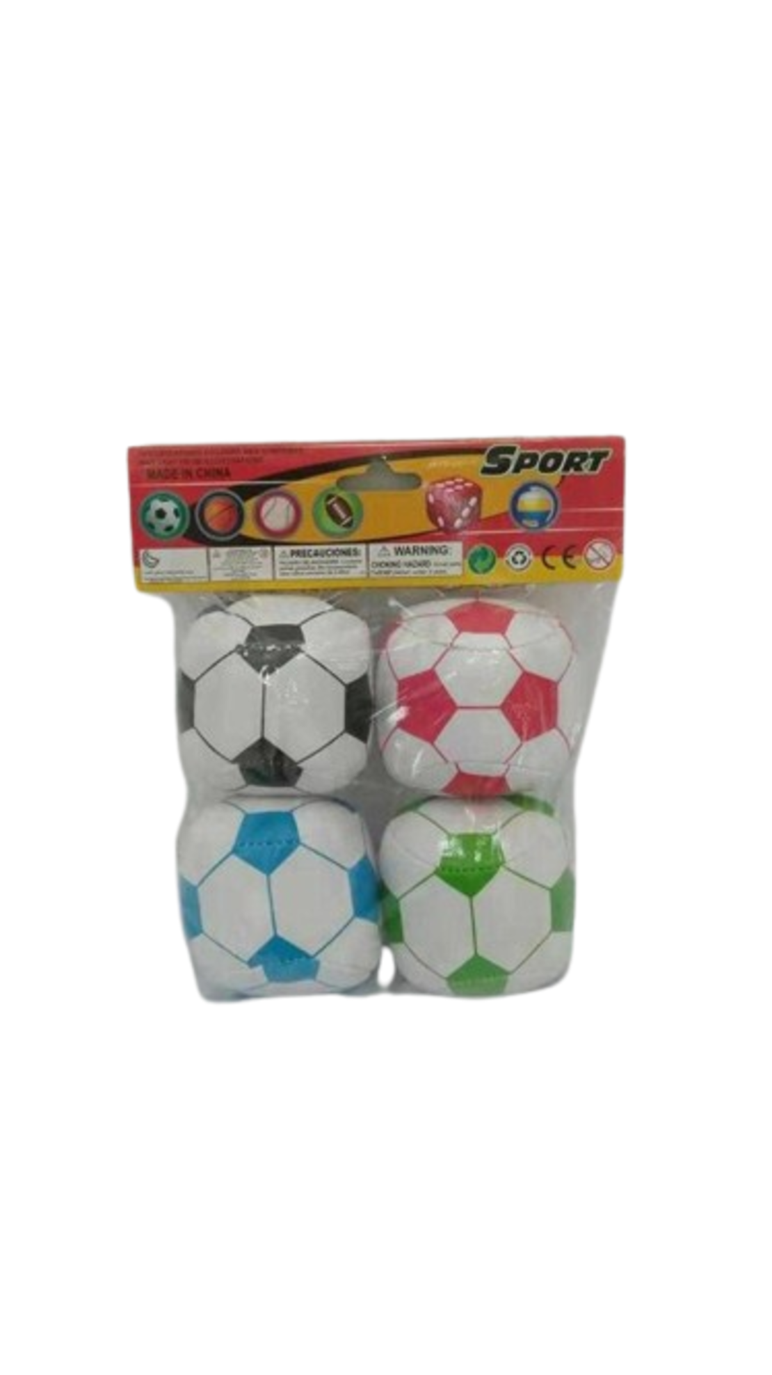 Комплект меки футболни топки за игра - 0648-52 - 222067
