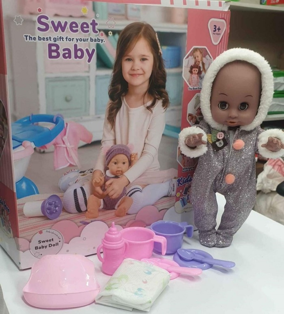 Кукла бебе с аксесоари за хранене - WD2368AB31CM - 308226