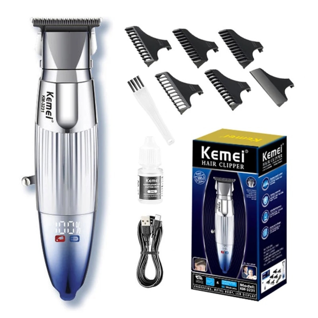Машинка за подстригване - KM-3231 - Kemei