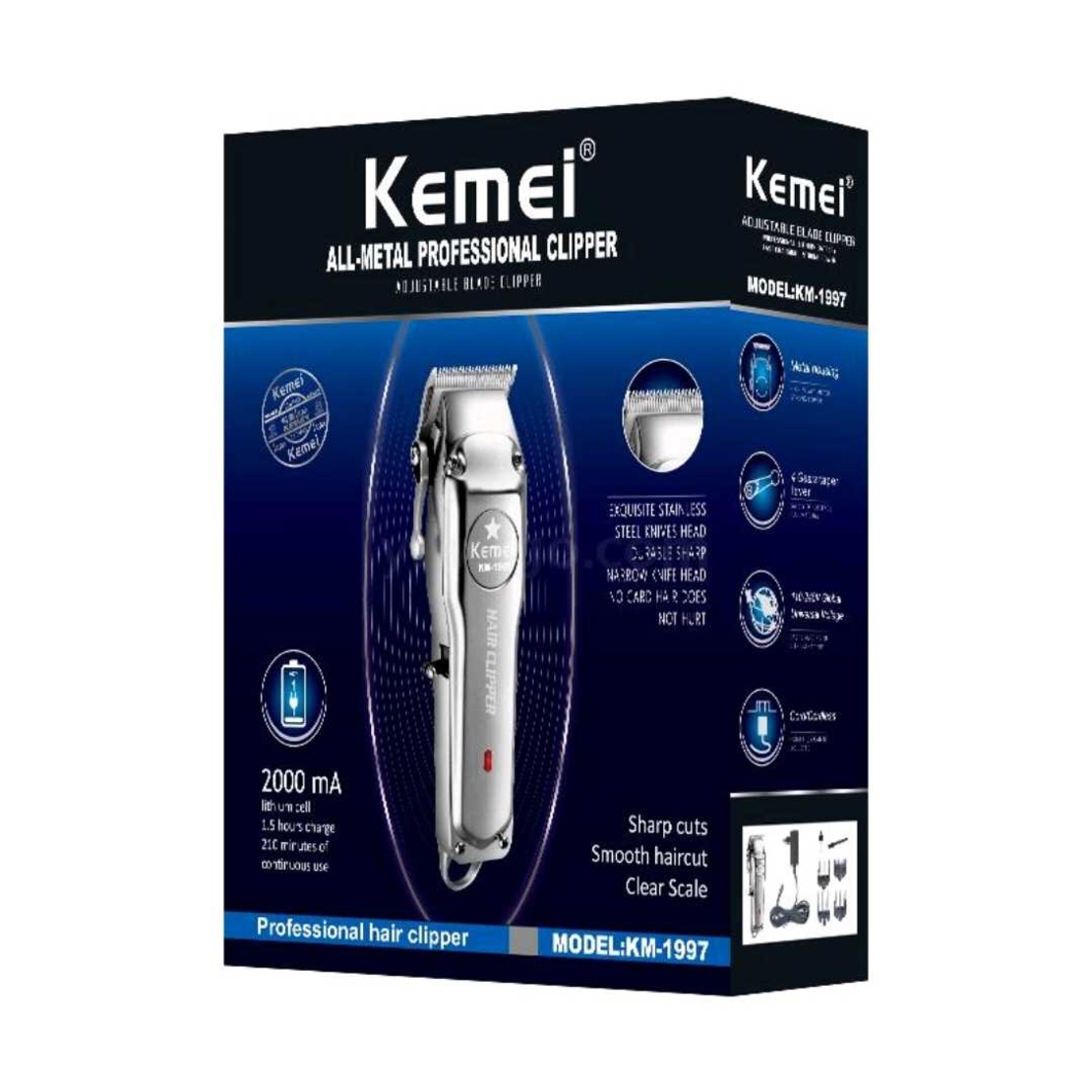 Машинка за подстригване - KM-1997 - Kemei
