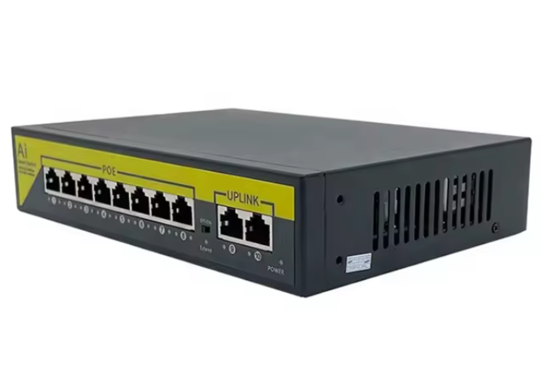Превключвател за рекордер с 8 порта - PoE - 10/100Mbps - 300020