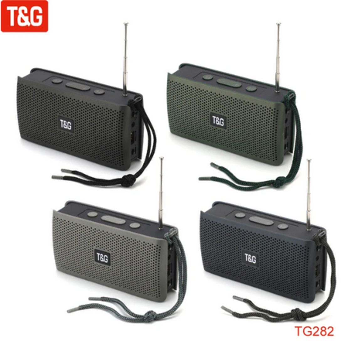 Безжична Bluetooth тонколона - TG282 - 882986 - Сива