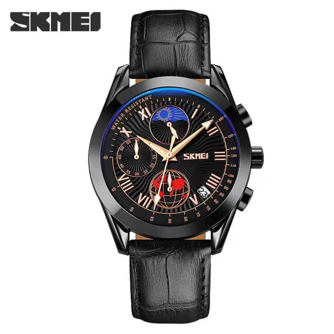 Аналогов ръчен часовник – Skmei - 9236 - Черен