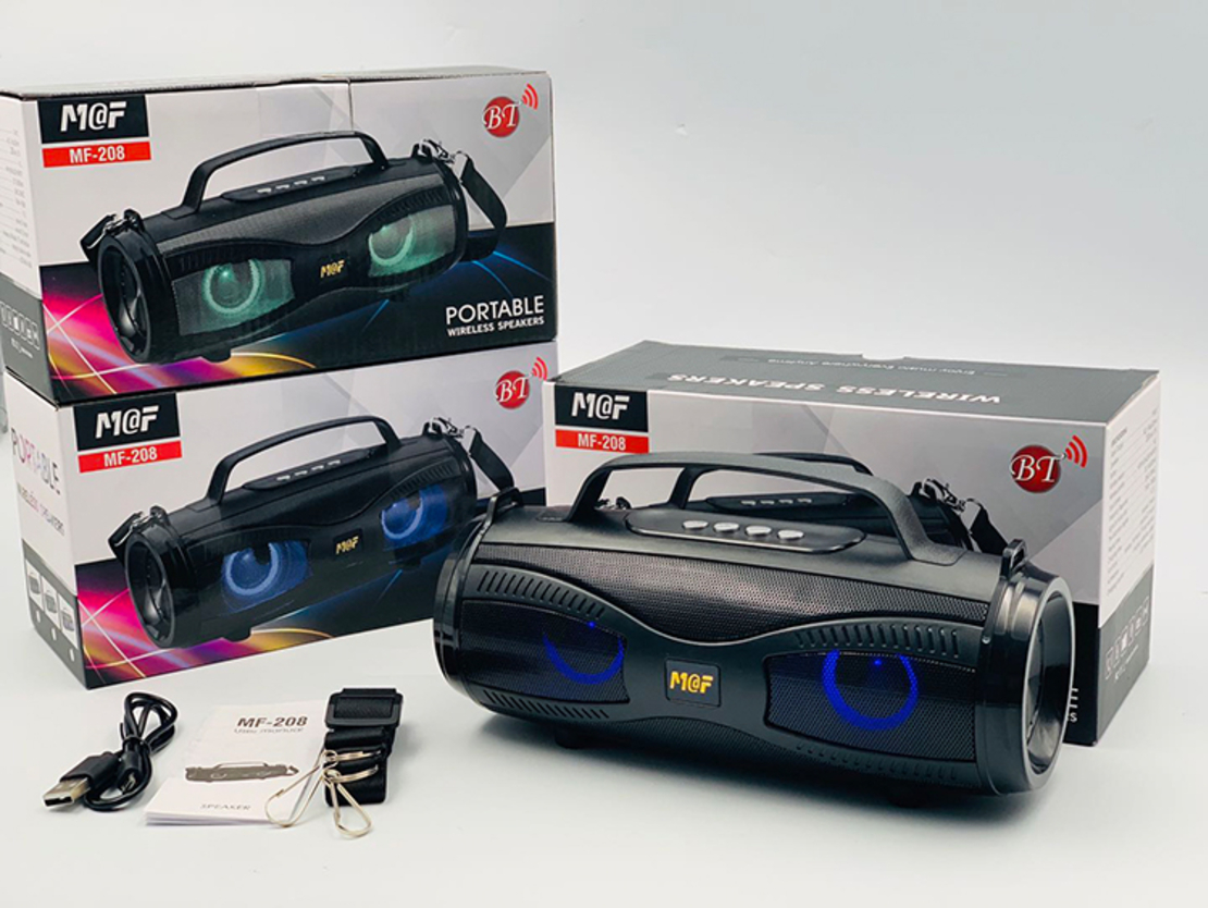 Безжична тонколона Bluetooth - MF-208 - 882221 - Сива