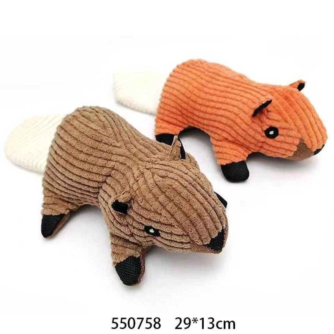 Плюшена играчка - Бобър - 29х13см - 550758