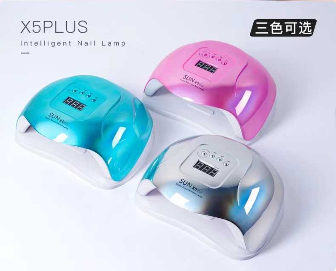 Професионална UV / LED лампа за маникюр и педикюр  - SUN X5 PLUS - 631316 - Розова