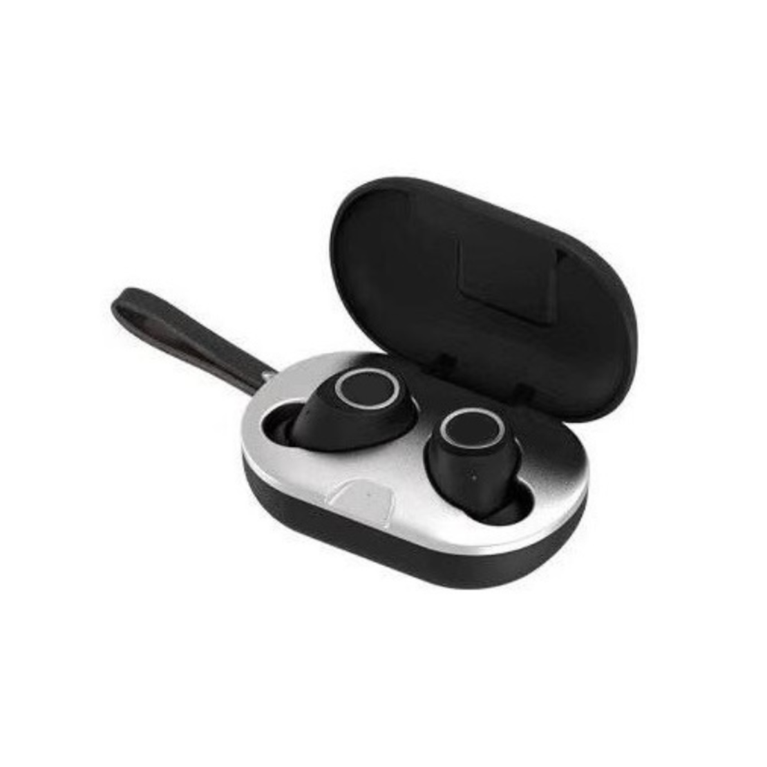 Безжични слушалки с калъф за зареждане - Bluetooth - TWS -M8 - 881186 - Черни