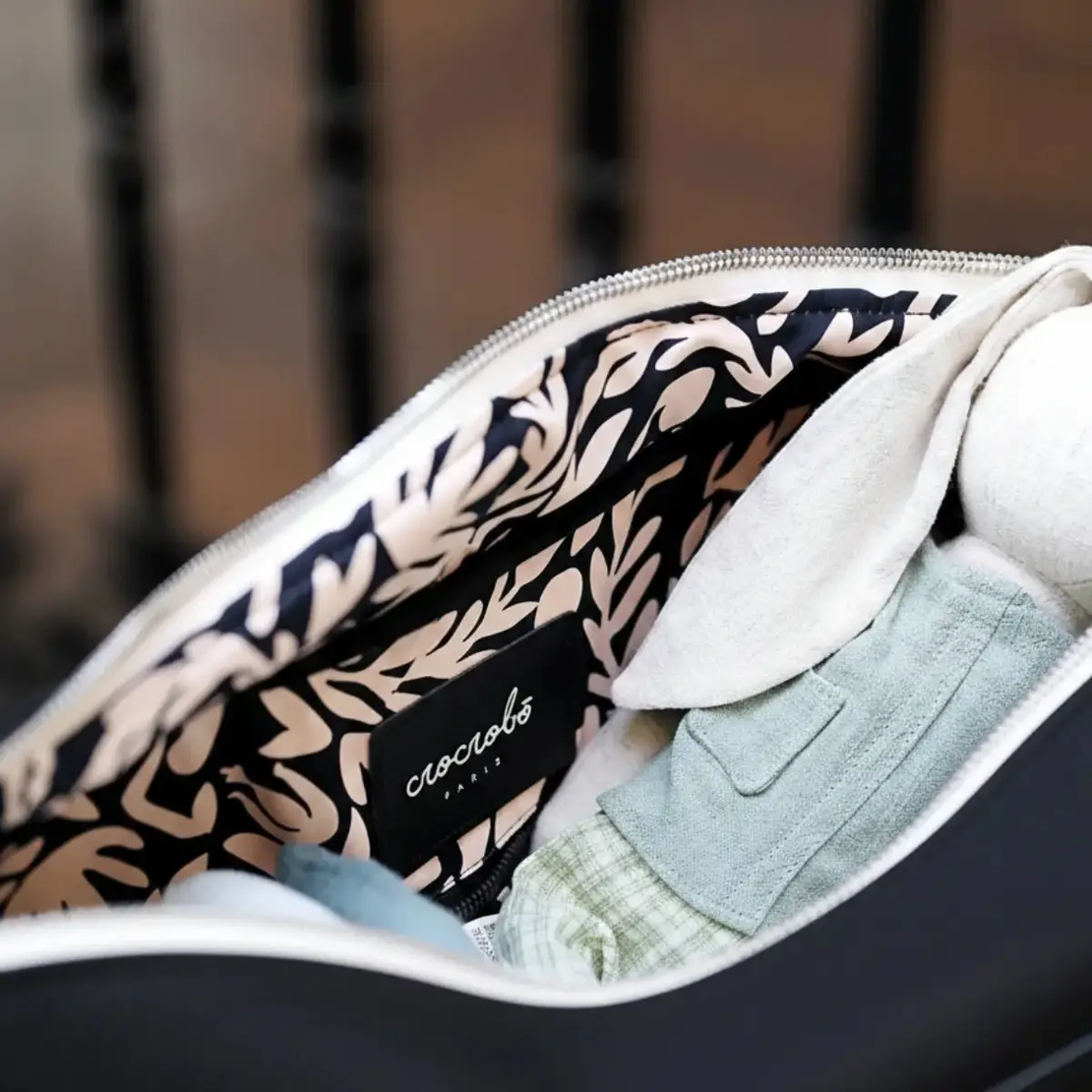 Водоустойчива чанта за пелени Noah Black