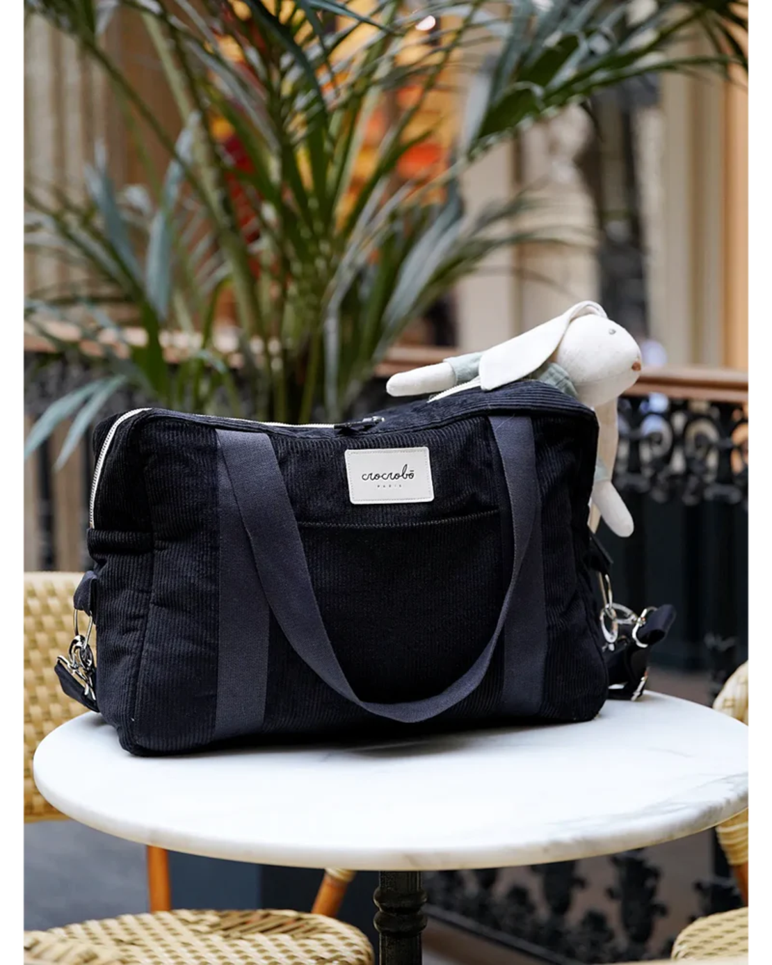 Водоустойчива чанта за пелени Noah Black