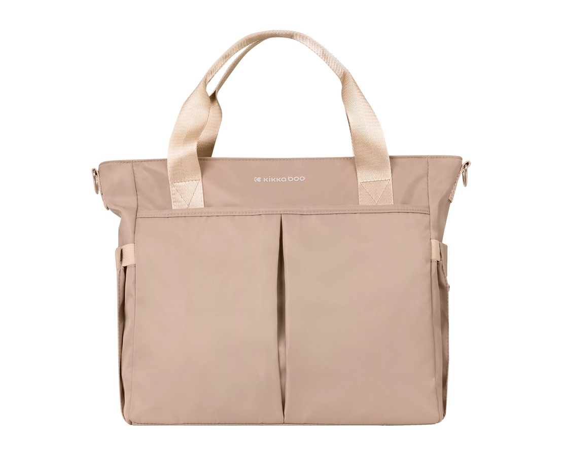 Brielle Beige Mom Bag