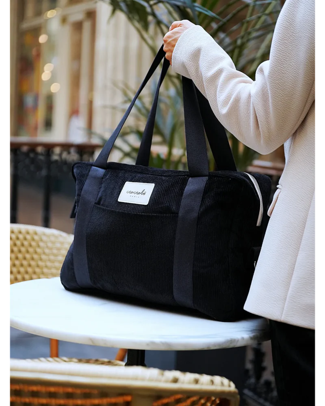 Водоустойчива чанта за пелени Noah Black