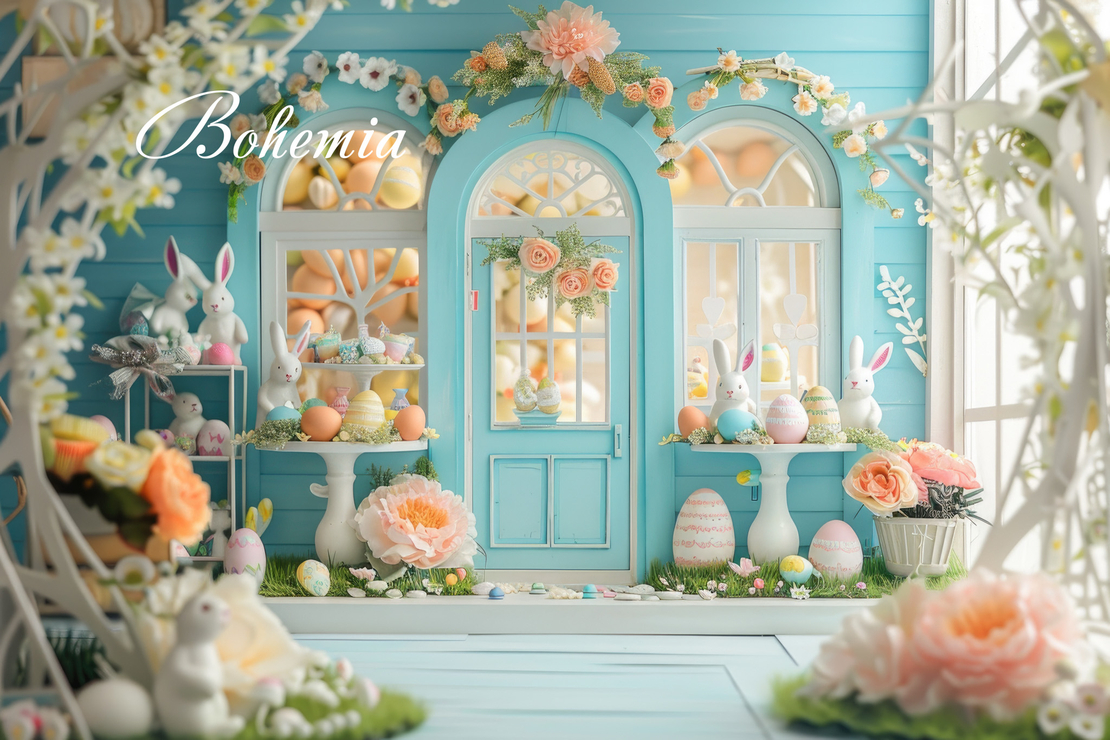 Пролетен Великденски фотографски фон 115