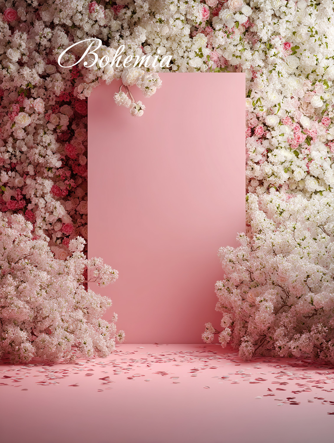 Пролетен фотографски фон с цветя 93