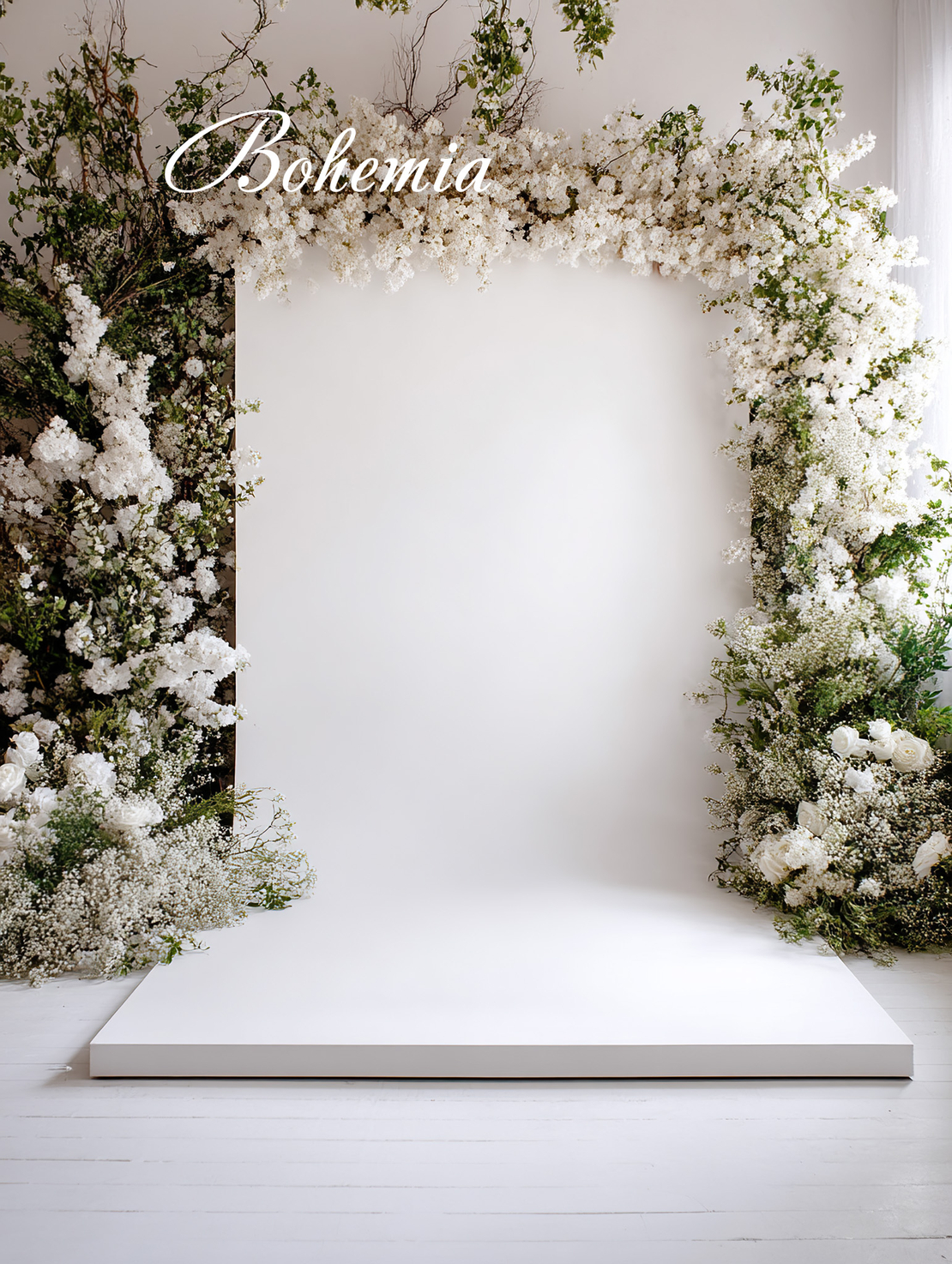 Пролетен фотографски фон с цветя 105