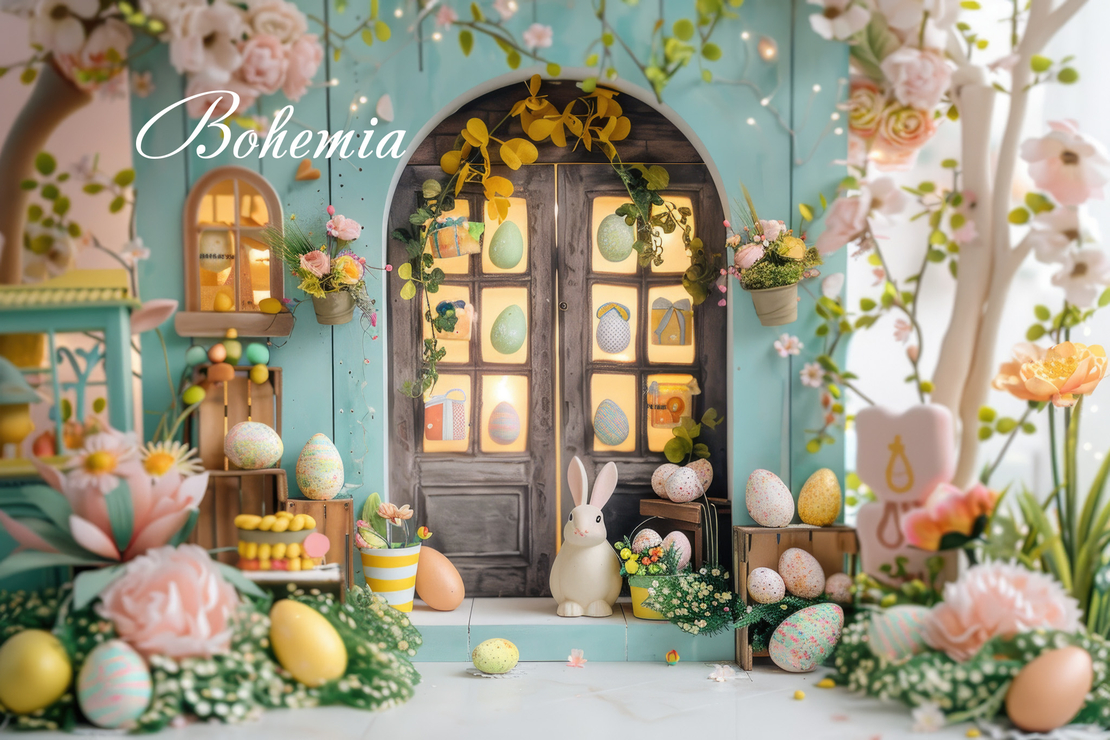 Пролетен Великденски фотографски фон 119