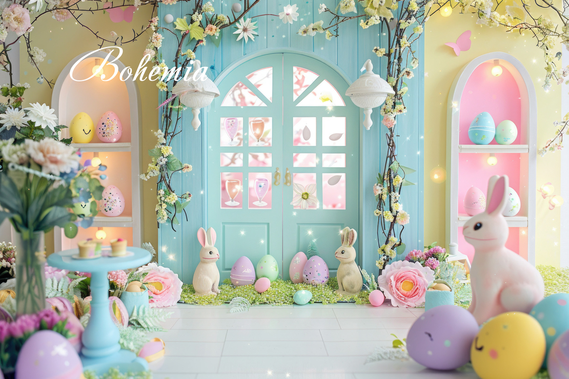 Пролетен Великденски фотографски фон 106