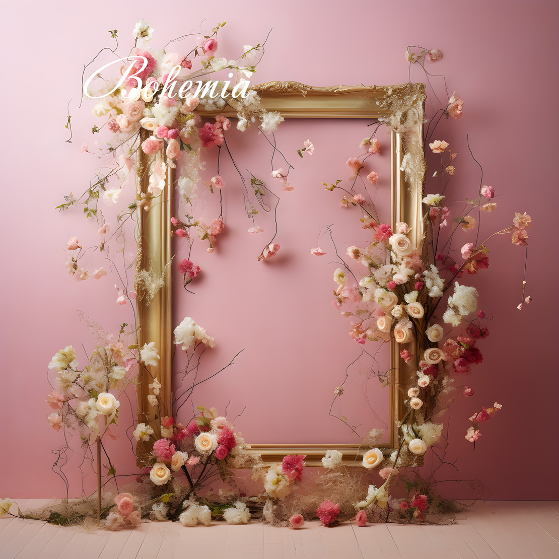 Пролетен фотографски фон с цветя 23