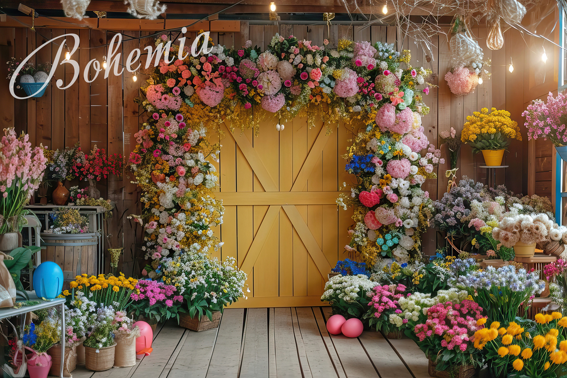 Пролетен Великденски фотографски фон 36