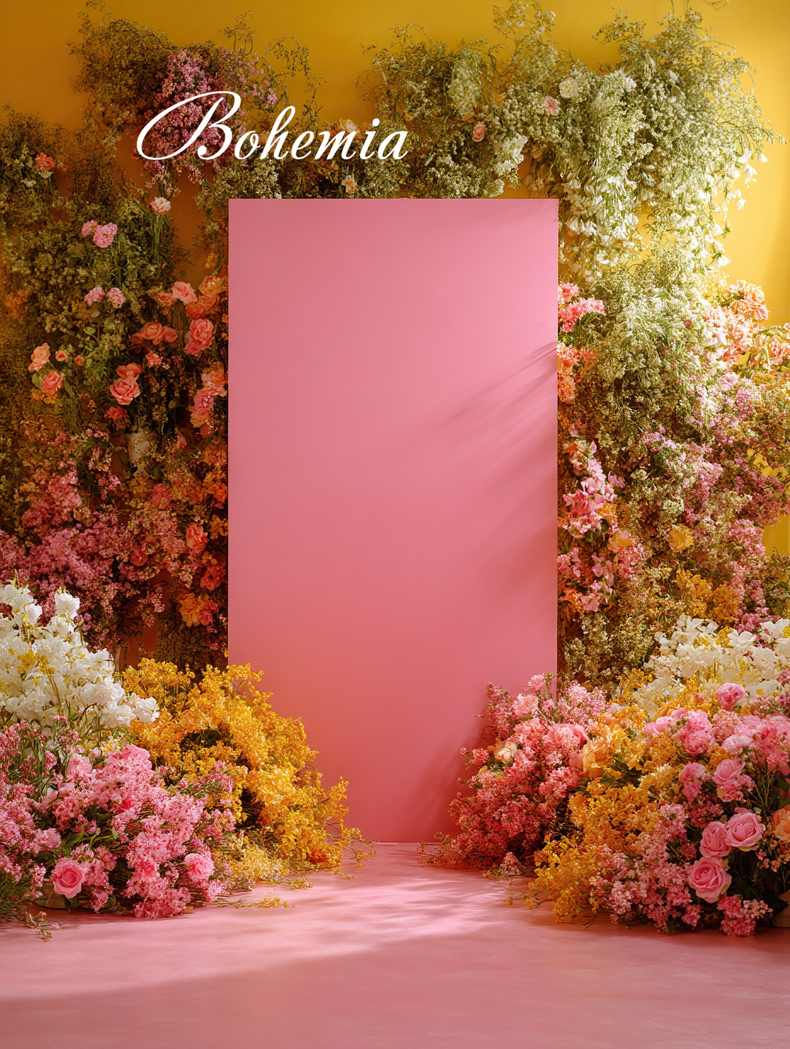 Пролетен фотографски фон с цветя 106