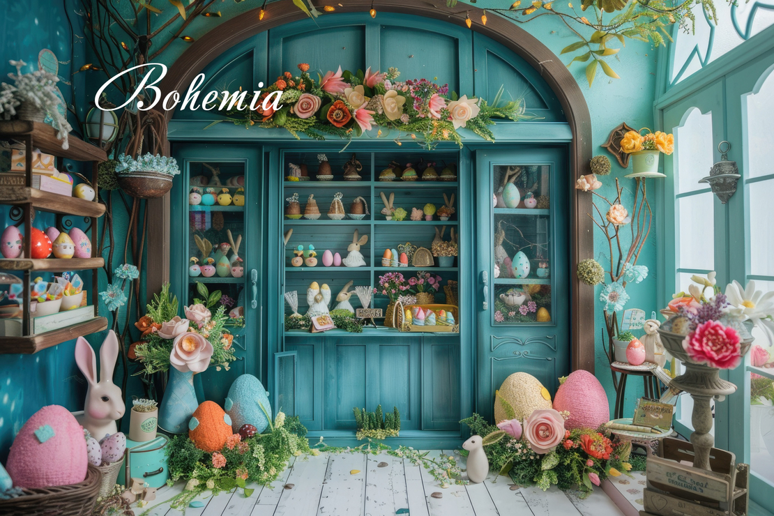 Пролетен Великденски фотографски фон 80