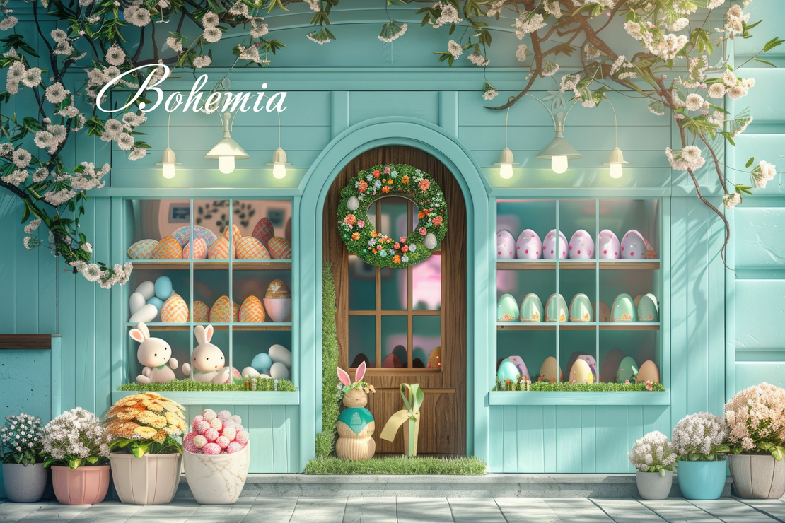 Пролетен Великденски фотографски фон 81