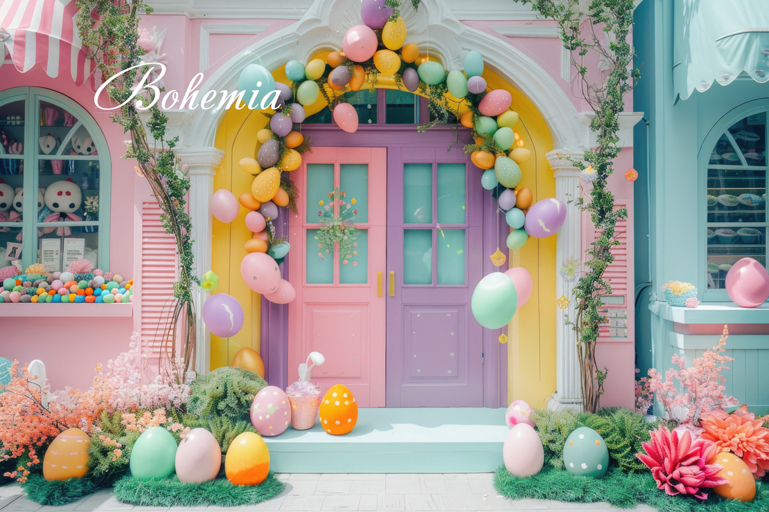 Пролетен Великденски фотографски фон 68