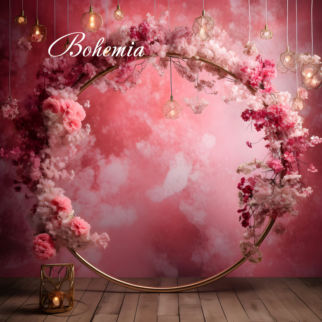 Пролетен фотографски фон с цветя 18