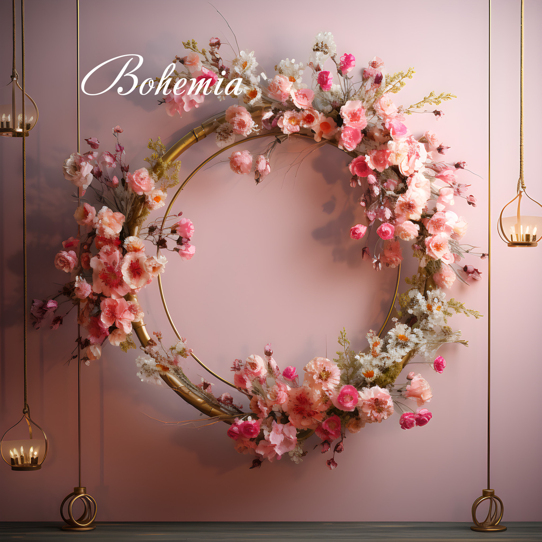 Пролетен фотографски фон с цветя 22