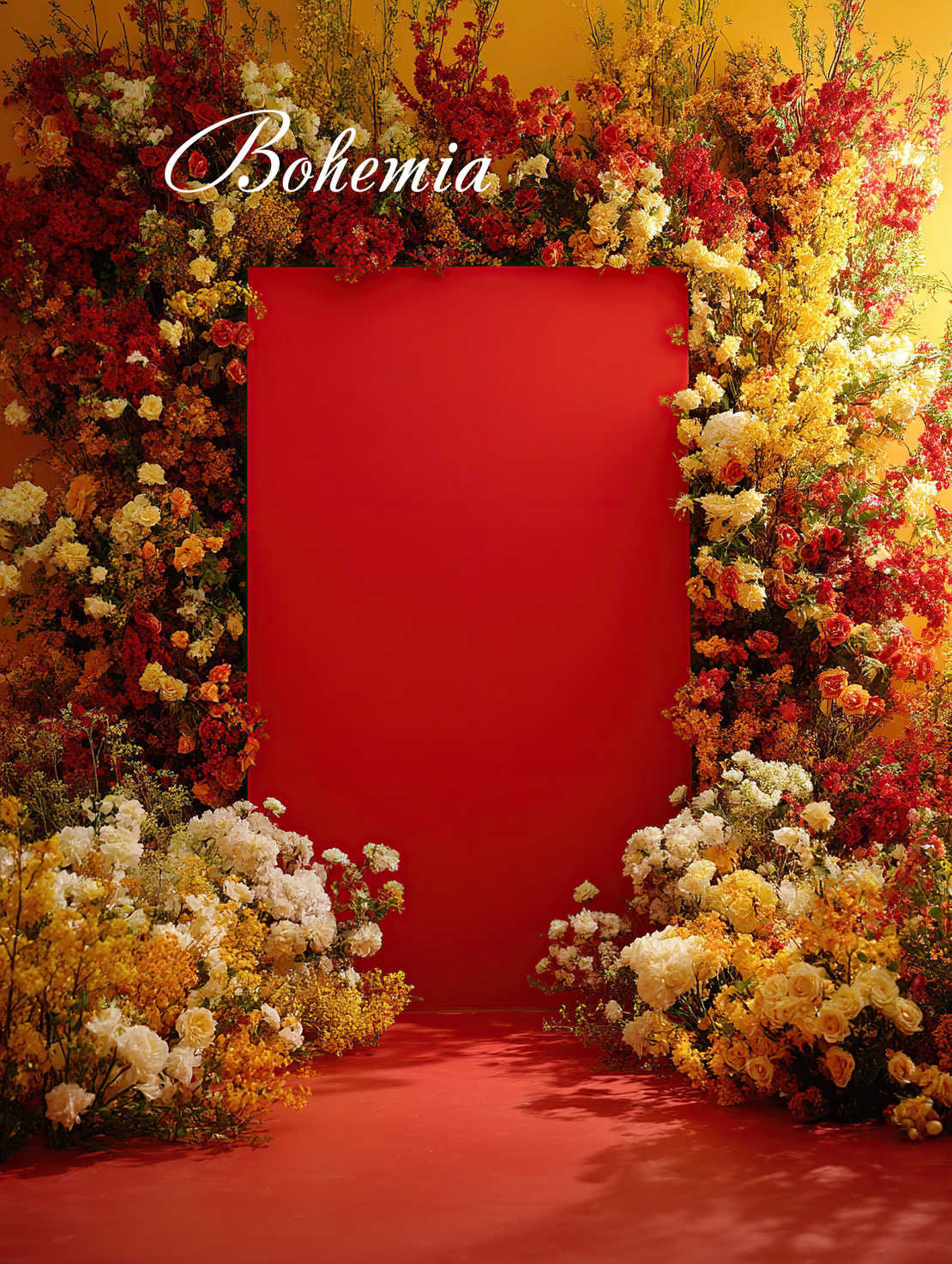 Пролетен фотографски фон с цветя 112