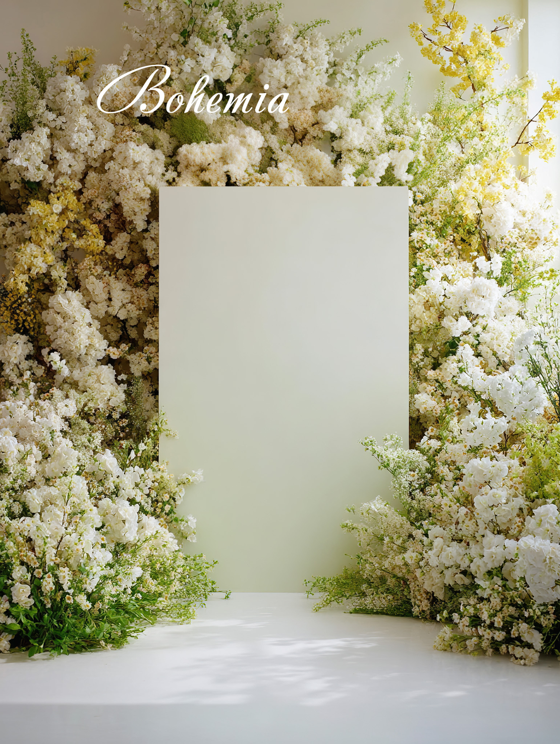 Пролетен фотографски фон с цветя 109