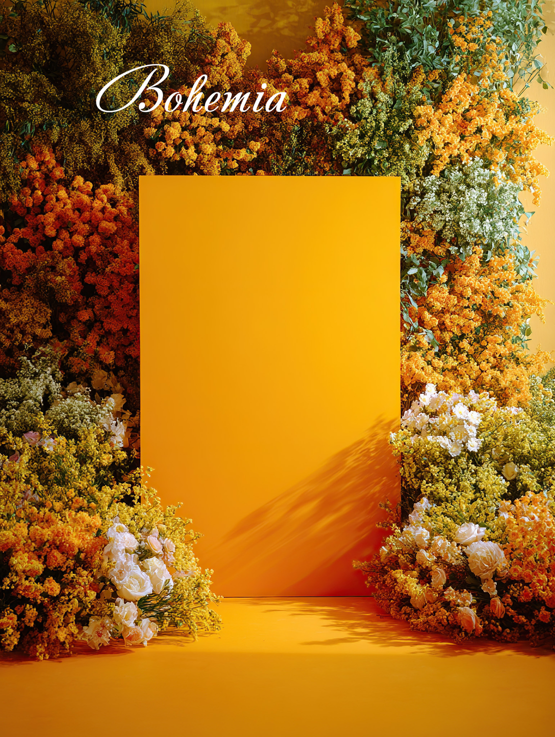 Пролетен фотографски фон с цветя 87