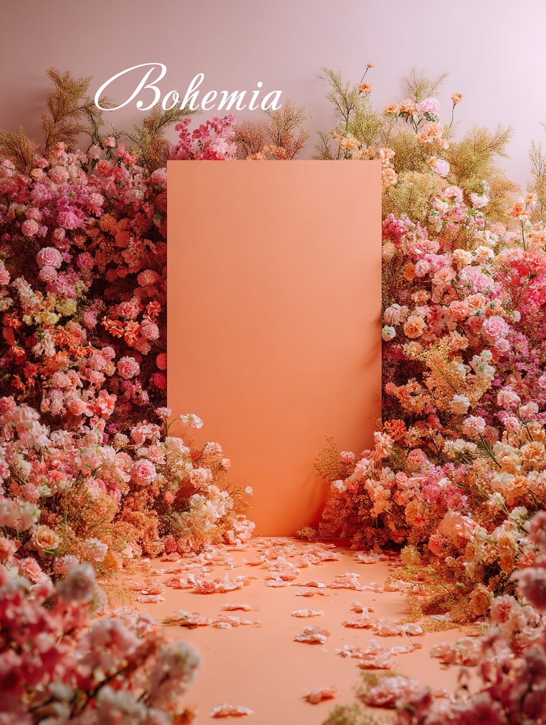 Пролетен фотографски фон с цветя 124