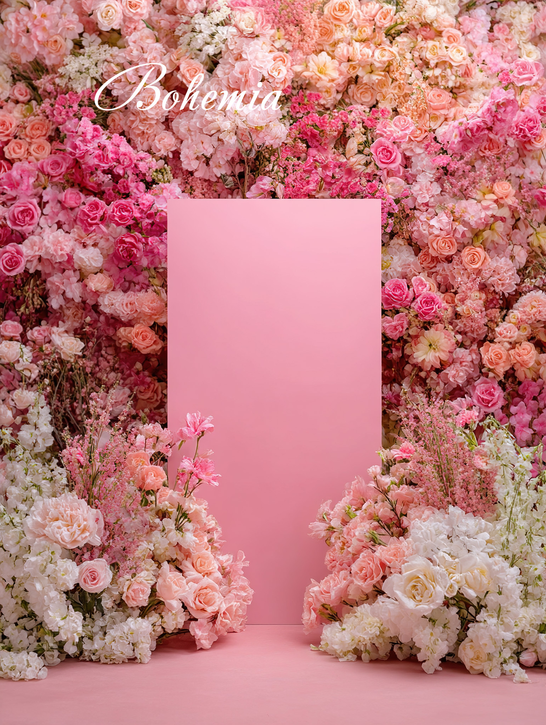 Пролетен фотографски фон с цветя 69