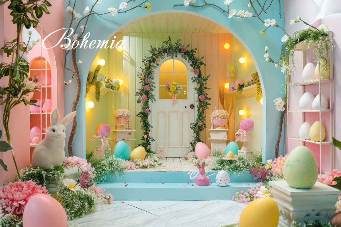 Пролетен Великденски фотографски фон 76