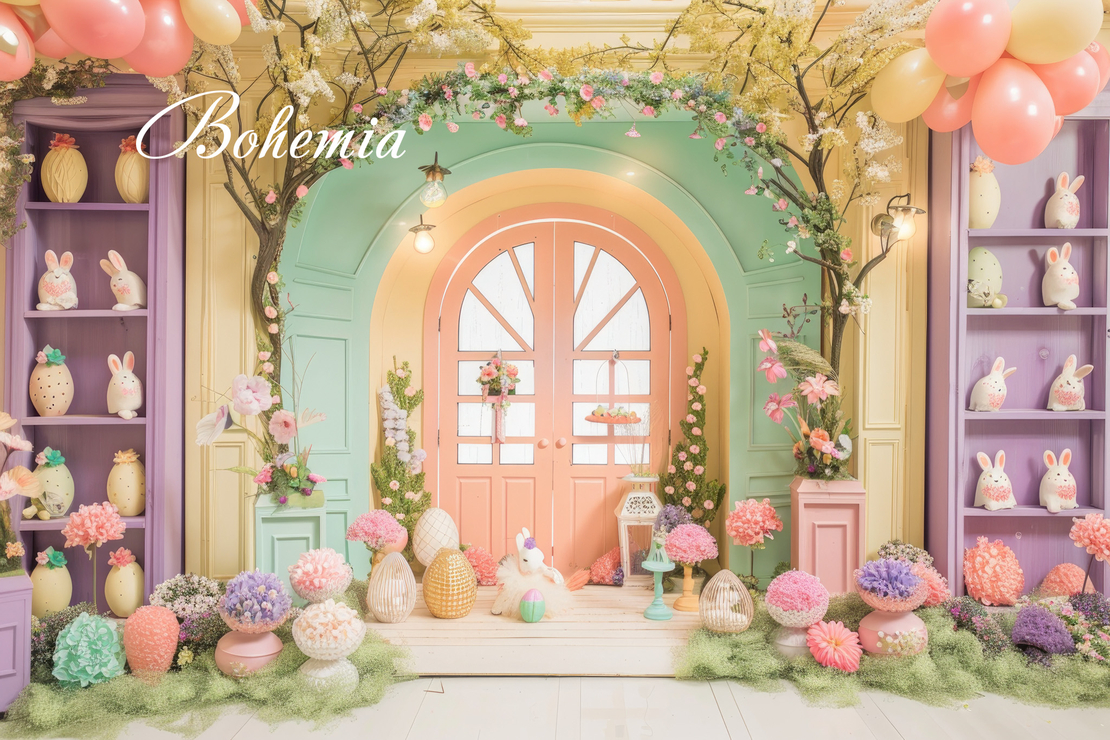 Пролетен Великденски фотографски фон 103