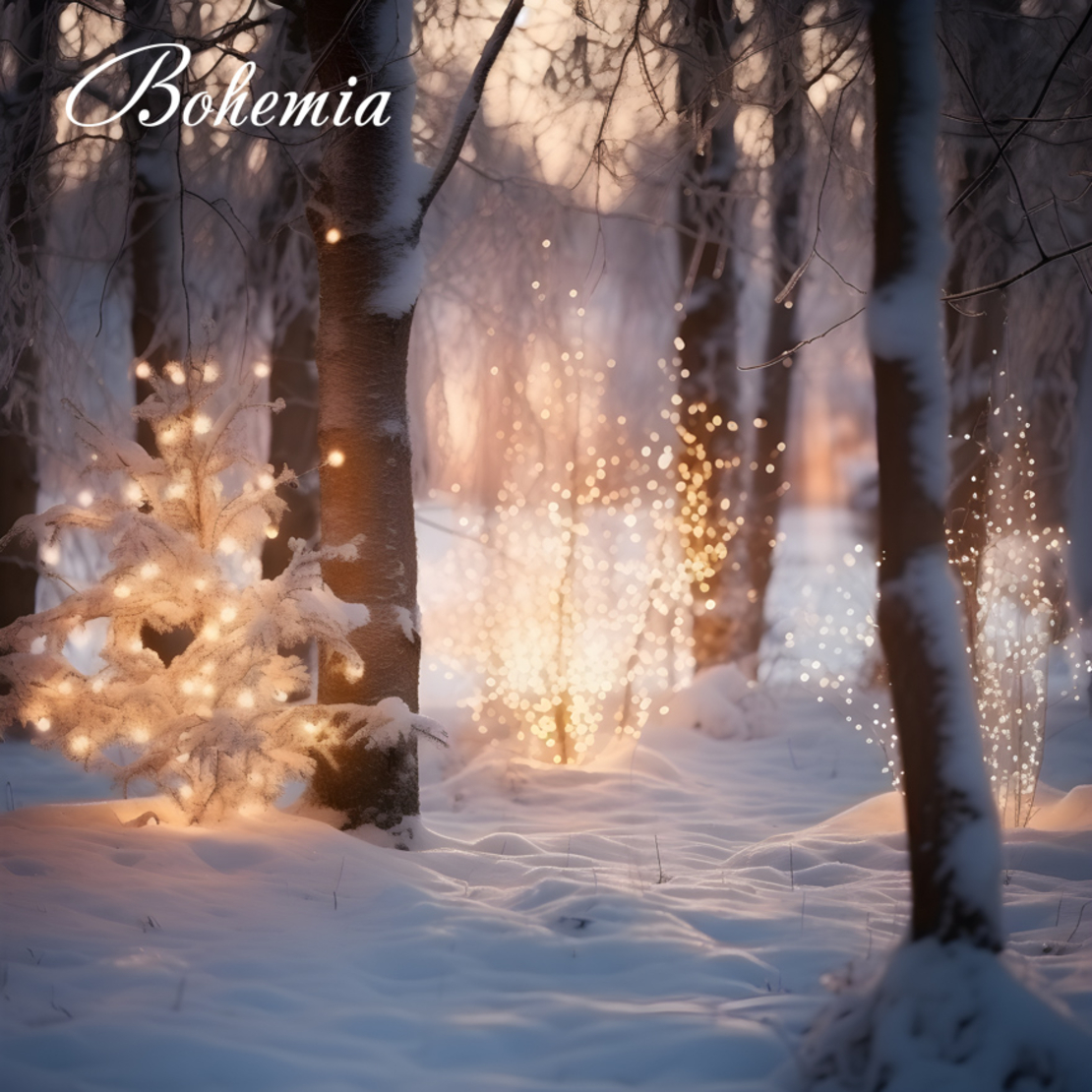 Коледен фон - пейзаж 39