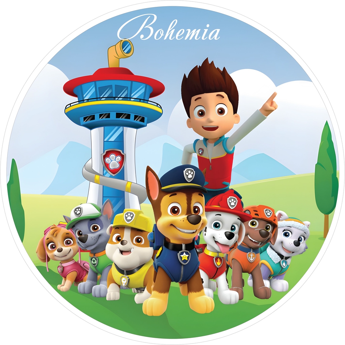 Фон винил Пес Патрул