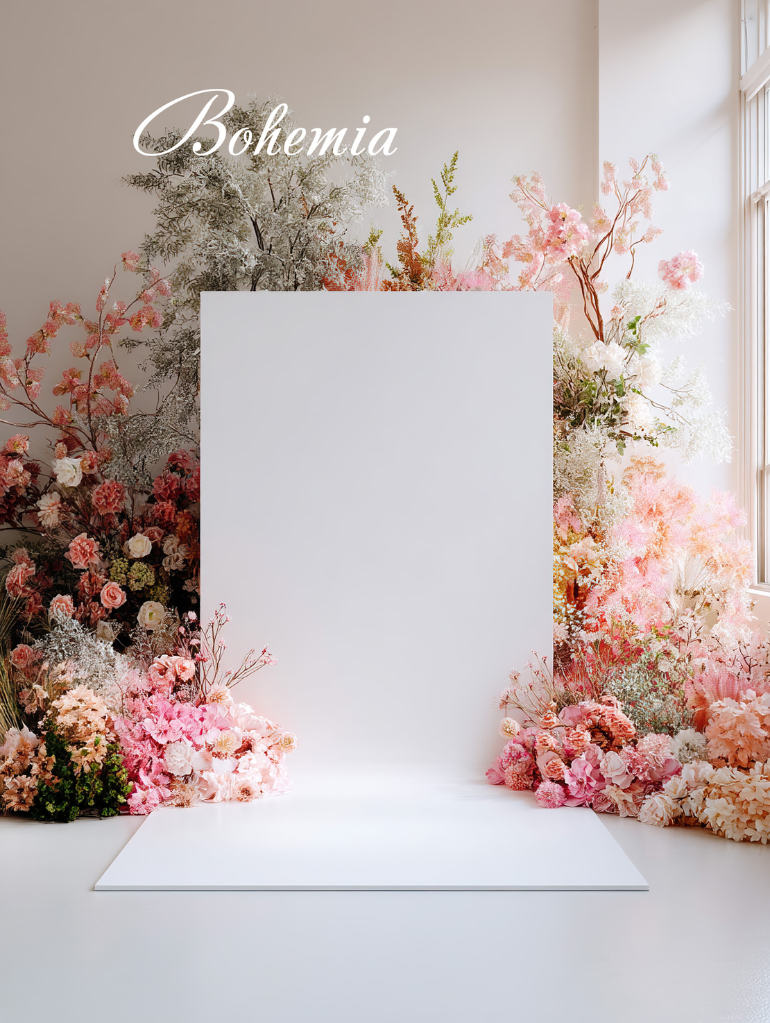 Пролетен фотографски фон с цветя 122