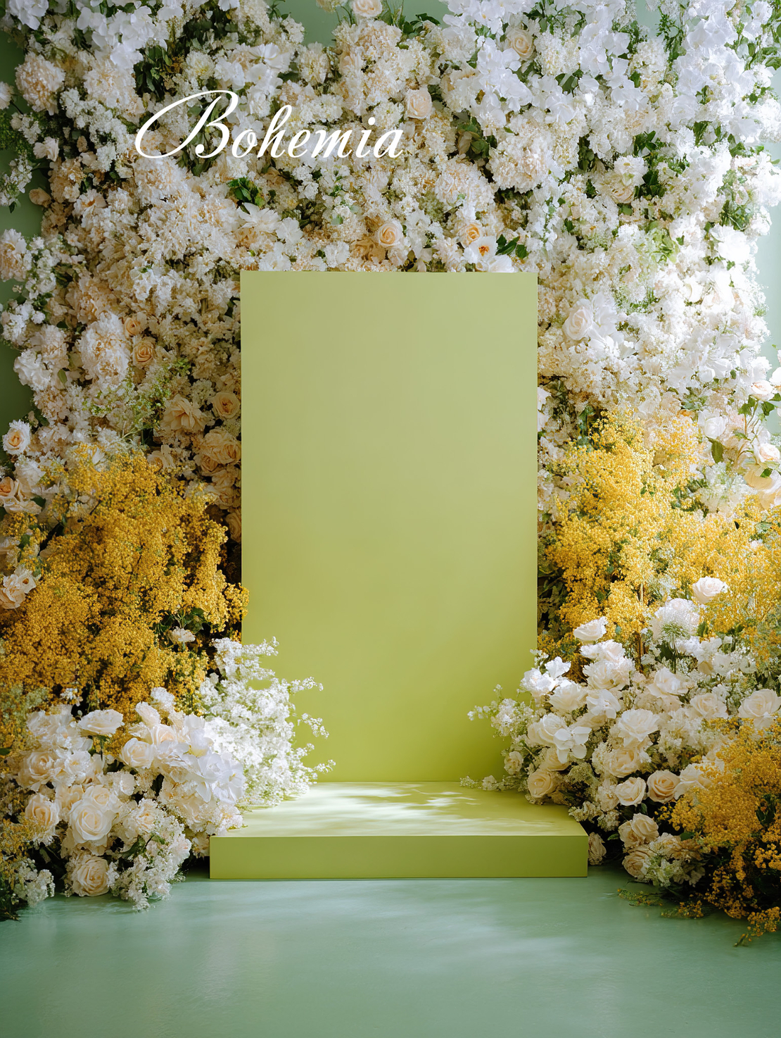 Пролетен фотографски фон с цветя 91