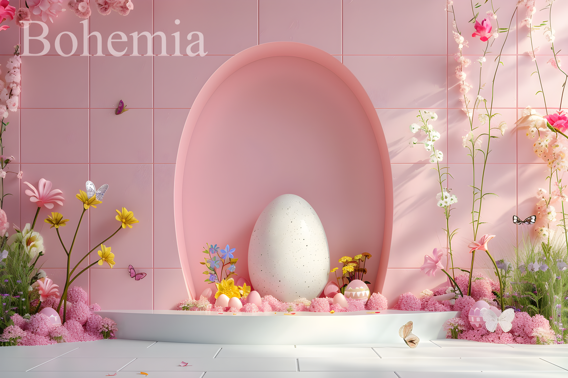 Пролетен Великденски фотографски фон 35