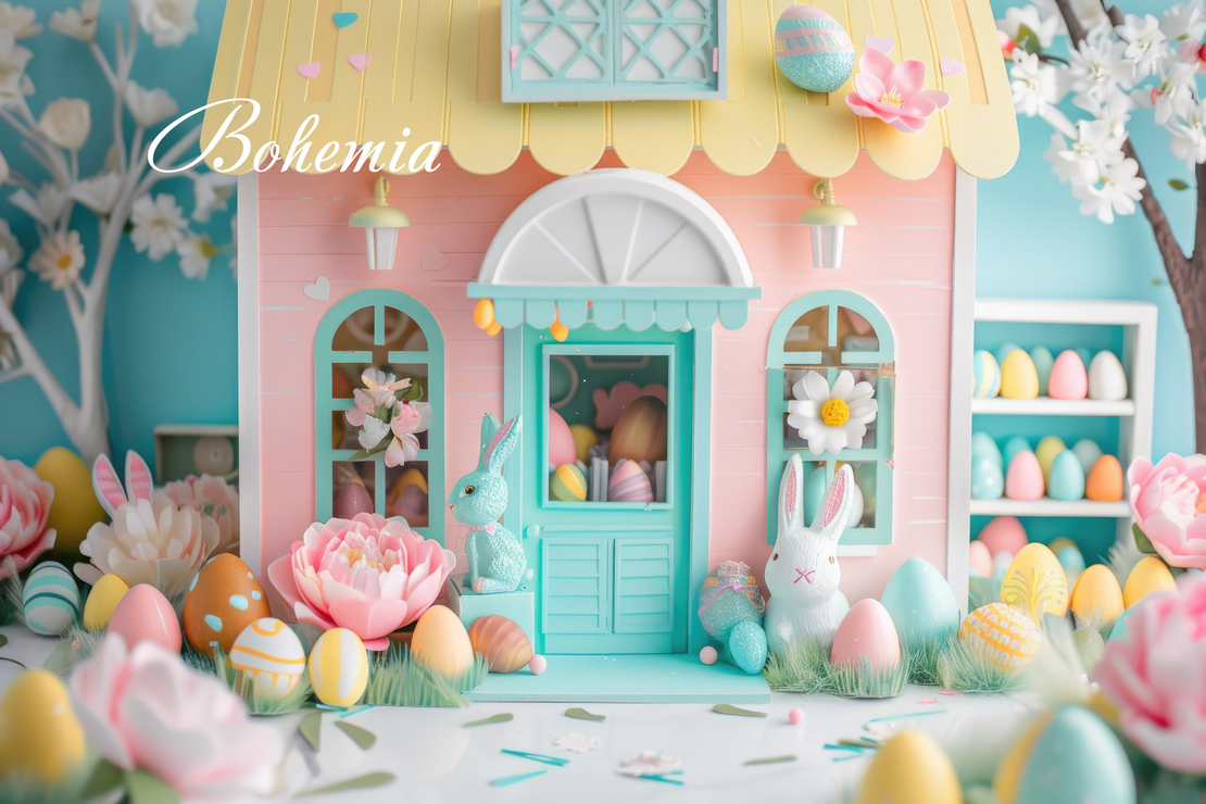 Пролетен Великденски фотографски фон 121