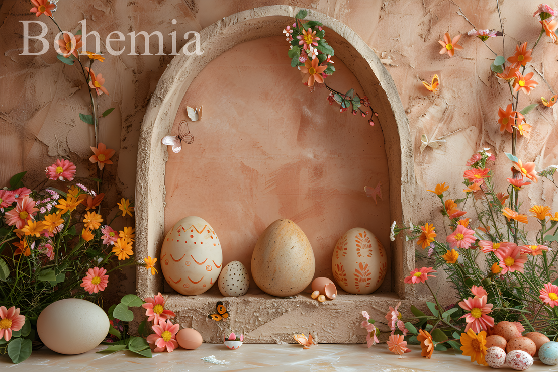 Пролетен Великденски фотографски фон 15