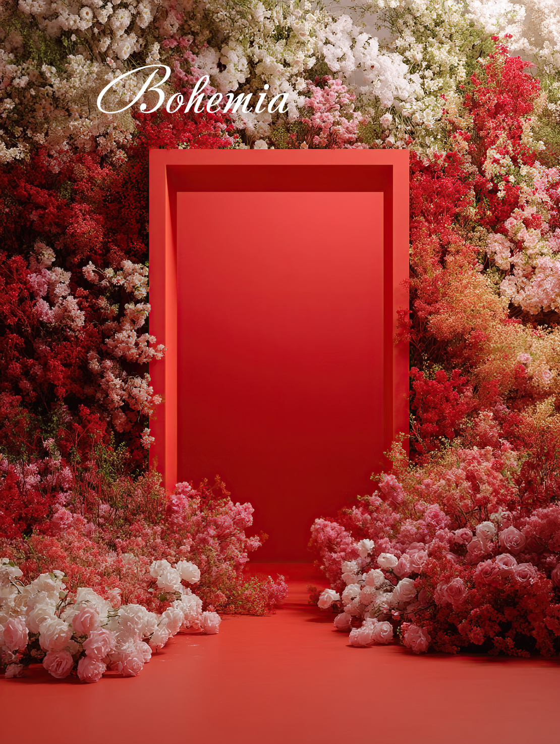 Пролетен фотографски фон с цветя 55