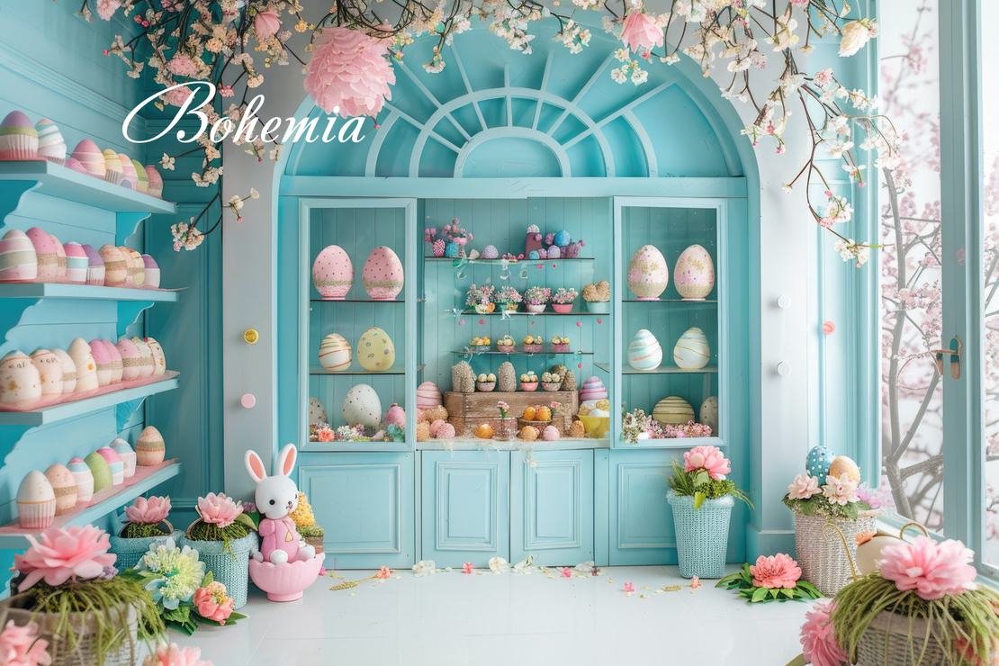 Пролетен Великденски фотографски фон 86