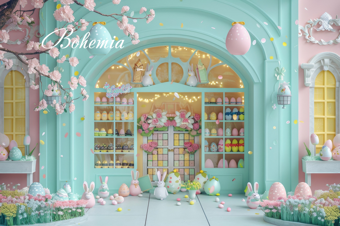 Пролетен Великденски фотографски фон 96