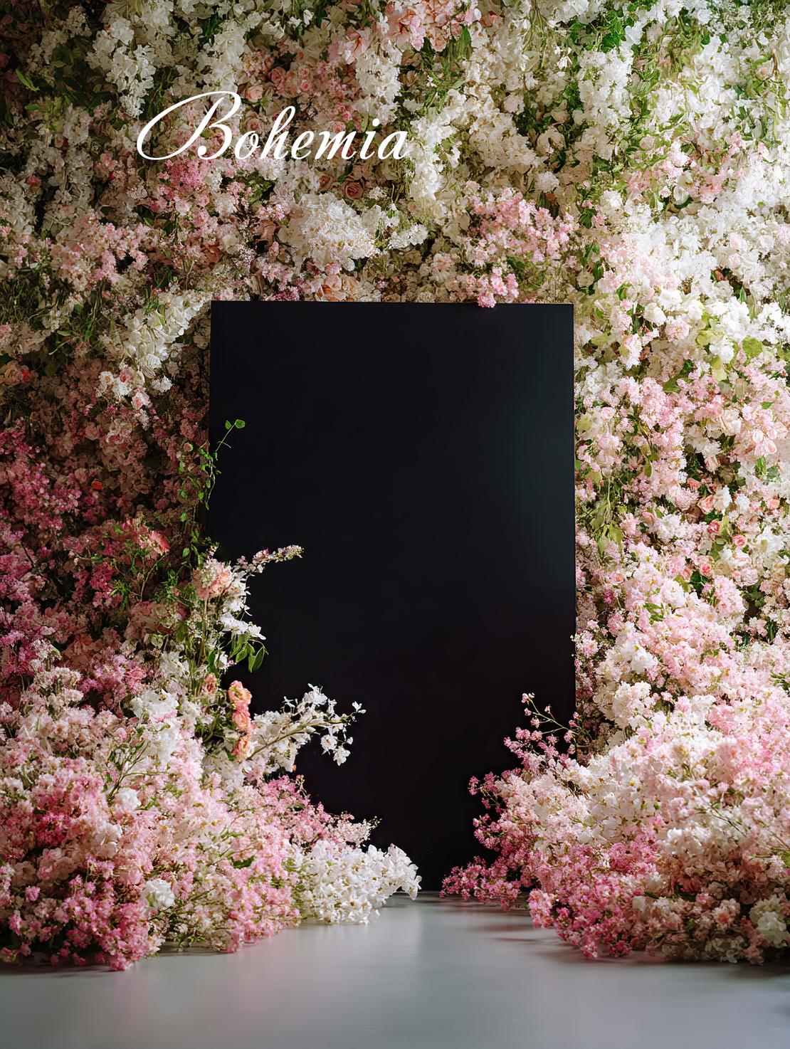 Пролетен фотографски фон с цветя 76